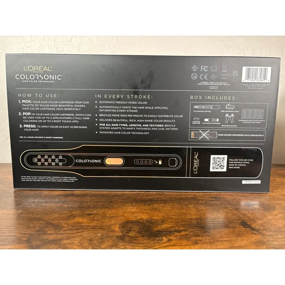 L'Oreal ColorSonic Hair Color Device - Black and Gold